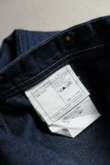 JS ホームステッド バックルバック デニム ジーンズ 高級 ヴィンテージ ブランチ パリ バックル サスペンダー デニム ワークパンツ 日本製