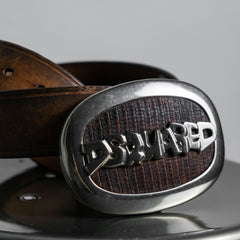 Dsquared2 Genuine Leather Belt Made in Italy