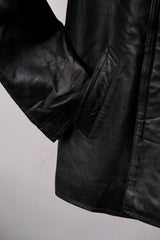 80年代 フランス製 ヴィンテージ 消防士 レザージャケット レザーカラー/ベルクロバージョン