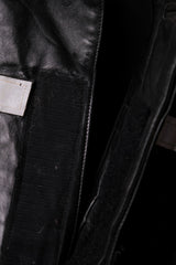 80年代 フランス製 ヴィンテージ 消防士 レザージャケット レザーカラー/ベルクロバージョン