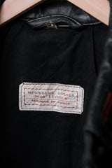 80年代 フランス製 ヴィンテージ 消防士 レザージャケット レザーカラー/ベルクロバージョン