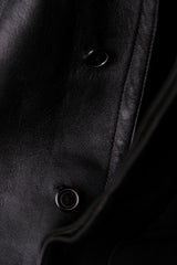 80年代 フランス製 ヴィンテージ 消防士 レザージャケット ファーカラー/ボタンバージョン