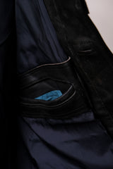 80年代 フランス製 ヴィンテージ 消防士 レザージャケット ファーカラー/ボタンバージョン