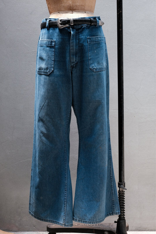 U.S. Navy Utility Trousers Flare Jeans 美國海軍丹寧勤務丹寧喇叭褲