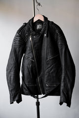 1980年代のヴィンテージ「ECHTES LEDER」レザーバイカージャケット(ベルト付き)