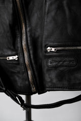 1980年代のヴィンテージ「ECHTES LEDER」レザーバイカージャケット(ベルト付き)