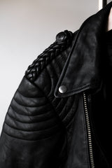 1980年代のヴィンテージ「ECHTES LEDER」レザーバイカージャケット(ベルト付き)