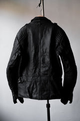 1980年代のヴィンテージ「ECHTES LEDER」レザーバイカージャケット(ベルト付き)