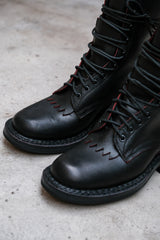 White’s × Rose Anvil Handmade Lace-Up Work Boots – Black 聯名款 經典美式手工製黑色工裝靴 美國製 全新