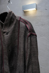 Professor E Forgotten Materials Big Pocket Jacket (Natural Dyed Grey)