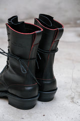 White’s × Rose Anvil Handmade Lace-Up Work Boots – Black 聯名款 經典美式手工製黑色工裝靴 美國製 全新