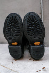 White’s × Rose Anvil Handmade Lace-Up Work Boots – Black 聯名款 經典美式手工製黑色工裝靴 美國製 全新