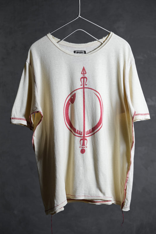 Undercover 03S/S Scab Tee Takahashi Shield 2003 masterpiece anti-car line logo short T made in Japan