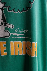1958s Vintage Peanuts "Proud to be Irish" Snoopy T-Shirt 史努比 "以愛爾蘭身分為榮" 古著印花短袖上衣