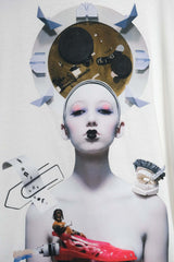 JUUN.J x Alex and Felix 13S/S "13Queens" Tee Korean fashion brand AI Queen digital print short Tee