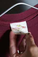 90's Hook-Ups Skateboard Anime Nurse Tee American early board animation nurse print short kick made in the United States