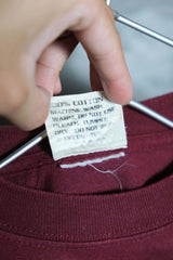 90's Hook-Ups Skateboard Anime Nurse Tee American early board animation nurse print short kick made in the United States