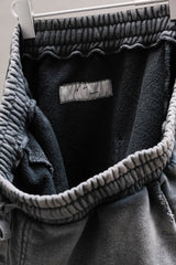 ANCELLM "DYED SWEAT PANTS" - BLACK