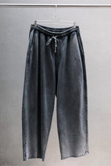 ANCELLM "DYED SWEAT PANTS" - BLACK
