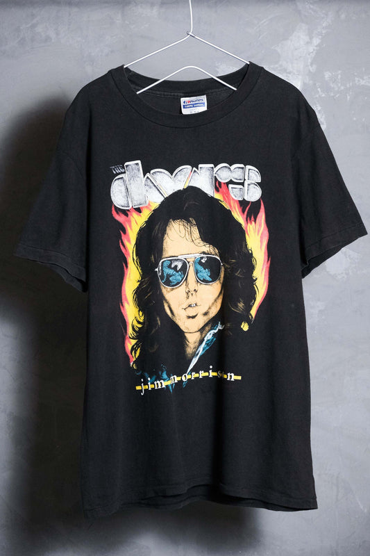 80年代 ドアーズ ジム・モリソン 1988 ツアー ヴィンテージ バンド T シャツ アメリカのロックバンド ドアーズ ヴィンテージ バンド T シャツ