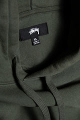 Stussy Swirl Applique Hoodie Olive 漩渦logo帽T 橄欖綠
