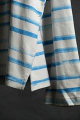 ポータークラシック アーティストボーダータートルネックTシャツ 吉田勝幸 天竺コットンストライプスワールタートルネックTシャツ 日本製