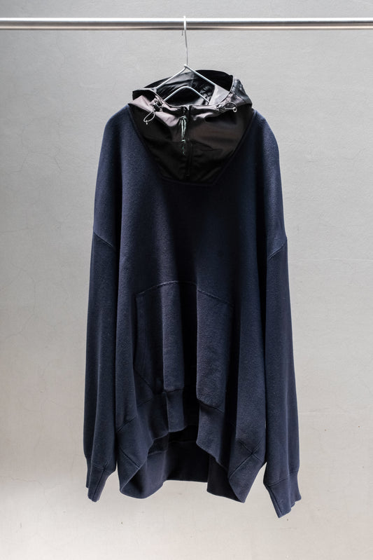 kolor BEACON 2025AW PULLOVER HALF-ZIP SWEAT PARKA