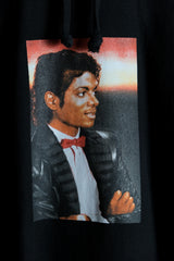 Supreme 17S/S Michael Jackson Hoody-Black Michael Jackson Portrait Photo Cap T