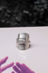 England C.1920s-1930’s Sterling silver Souvenir Spoon Ring 英格蘭純銀湯匙手工戒指