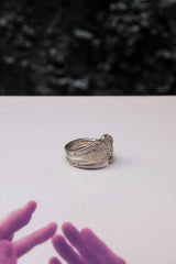 England C.1923 Cooper Brothers&Sons Ltd. silver Souvenir Spoon Ring 英格蘭 Cooper Brothers 不鏽鋼湯匙手工戒指