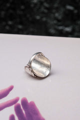 Sheffield England C.1930s-1960’s Sliver Souvenir Spoon Ring 英格蘭雪菲爾湯匙手工戒指