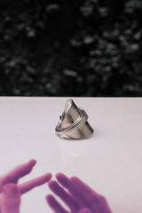 Sheffield England C.1930s-1960’s Sliver Souvenir Spoon Ring 英格蘭雪菲爾湯匙手工戒指