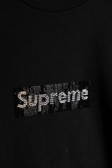 SUPREME x SWAROVSKI 25th Anniversary Box Logo Tee Swarovski co-branded crystal Bogo Tee