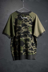 A Bathing Ape BAPE x KAWS Bendy 1st Camo Short Sweatshirt