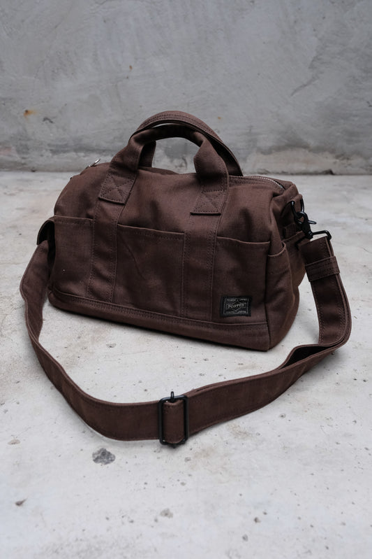 PORTER YOSHIDA&CO SMOKY 2WAY DOCTORS BAG BROWN 兩用醫生包 全新