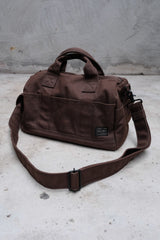 PORTER YOSHIDA&CO SMOKY 2WAY DOCTORS BAG BROWN 兩用醫生包 全新