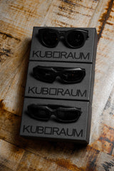 Kuboraum Maske X2 - Black Brunt Sunglasses Smooth black frame sunglasses Berlin fashion eyewear brand handmade in Italy