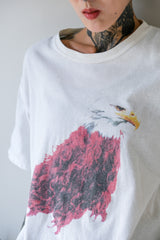 ジェニファー ロストック イーグル プリント T シャツ ドイツのロック バンド イーグル プリント ショート T