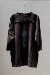 Guerrilla Group S7-TT01 Raw Edge Panel Tee 吉豐重工 破壞機能拼接黑色短Tee