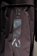 Guerrilla Group S7-TT01 Raw Edge Panel Tee 吉豐重工 破壞機能拼接黑色短Tee