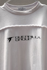 Guerrilla Group S7-TT01 Raw Edge Panel Tee 吉豐重工 破壞機能拼接白色短Tee