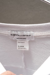 Guerrilla Group S7-TT01 Raw Edge Panel Tee 吉豐重工 破壞機能拼接白色短Tee