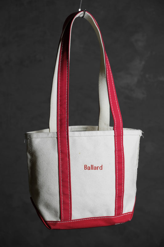 LLBean 1990年代 ビンテージ ボート&トート キャンバスバッグ アーリーアメリカン ヘビーキャンバス トートバッグ