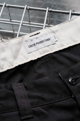 COOTIE PRODUCTIONS Wide Tuck Shorts Black 日本街頭品牌雙褶寬版斜紋短褲