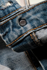 Vintage 80s Levi's 517 Single Stitch Bootcut Indigo Denim Jeans Made in USA 美製復古橘單線喇叭牛仔長褲