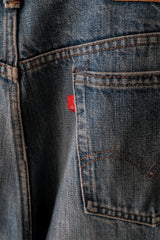 Vintage 80s Levi's 517 Single Stitch Bootcut Indigo Denim Jeans Made in USA 美製復古橘單線喇叭牛仔長褲