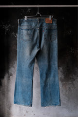 Vintage 80s Levi's 517 Single Stitch Bootcut Indigo Denim Jeans Made in USA 美製復古橘單線喇叭牛仔長褲