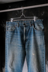 Vintage 80s Levi's 517 Single Stitch Bootcut Indigo Denim Jeans Made in USA 美製復古橘單線喇叭牛仔長褲