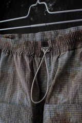 Nilmance Co. Dyed Ripstop Water Repellent Shorts Dyed 紮染米褐色抗撕裂防潑水尼龍機能工裝短褲