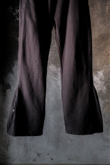 032c Workshop x Sloggi Heavy Terry Sweatpants 黑色重磅毛圈布排扣開衩束口運動寬褲